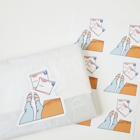 LoveBarbara Accessories - LB013 Custom Poshmark Package Shipping Stickers and Supplies [Price Firm]